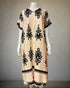 Ladies Casual Collar Down Short Sleeves Shirt Dress